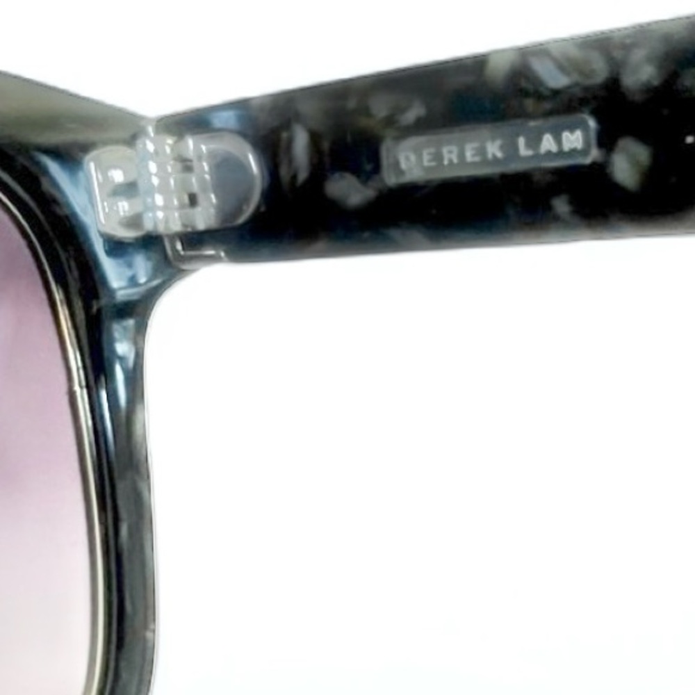 NEW Derek Lam Hudson Tortoiseshell Acetate Cat Eye Aviator Sunglasses - Picture 5 of 7